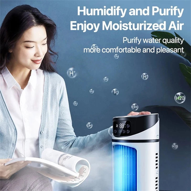 Ventilateur de bureau USB portable avec refroidissement et humidification