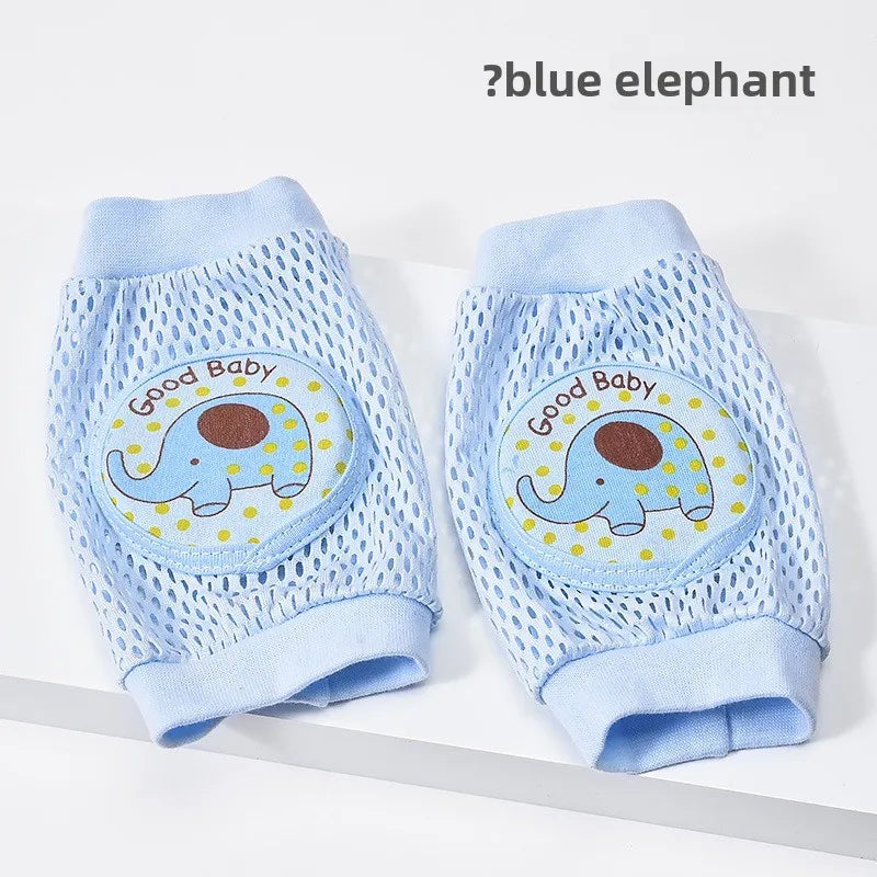 Soft Cotton Baby Knee Pads for Crawling