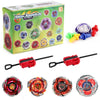 Metal Assemble Gyro spinning top battle set with launchers and various spinning tops