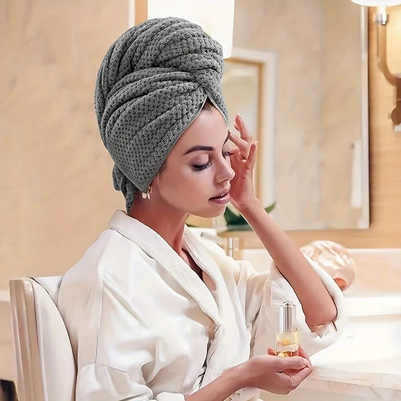 Extra-Large Microfiber Hair Towel Wrap