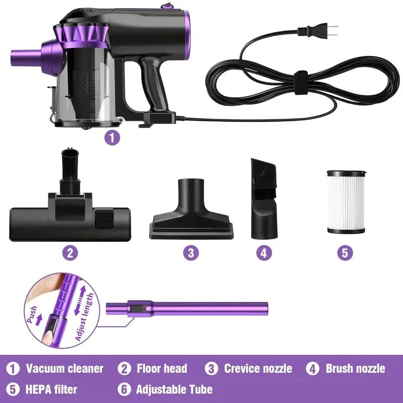 Aspiradora de Mano con Cable de 600W