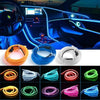 Various colored flexible USB LED neon strips for car interior ambient lighting