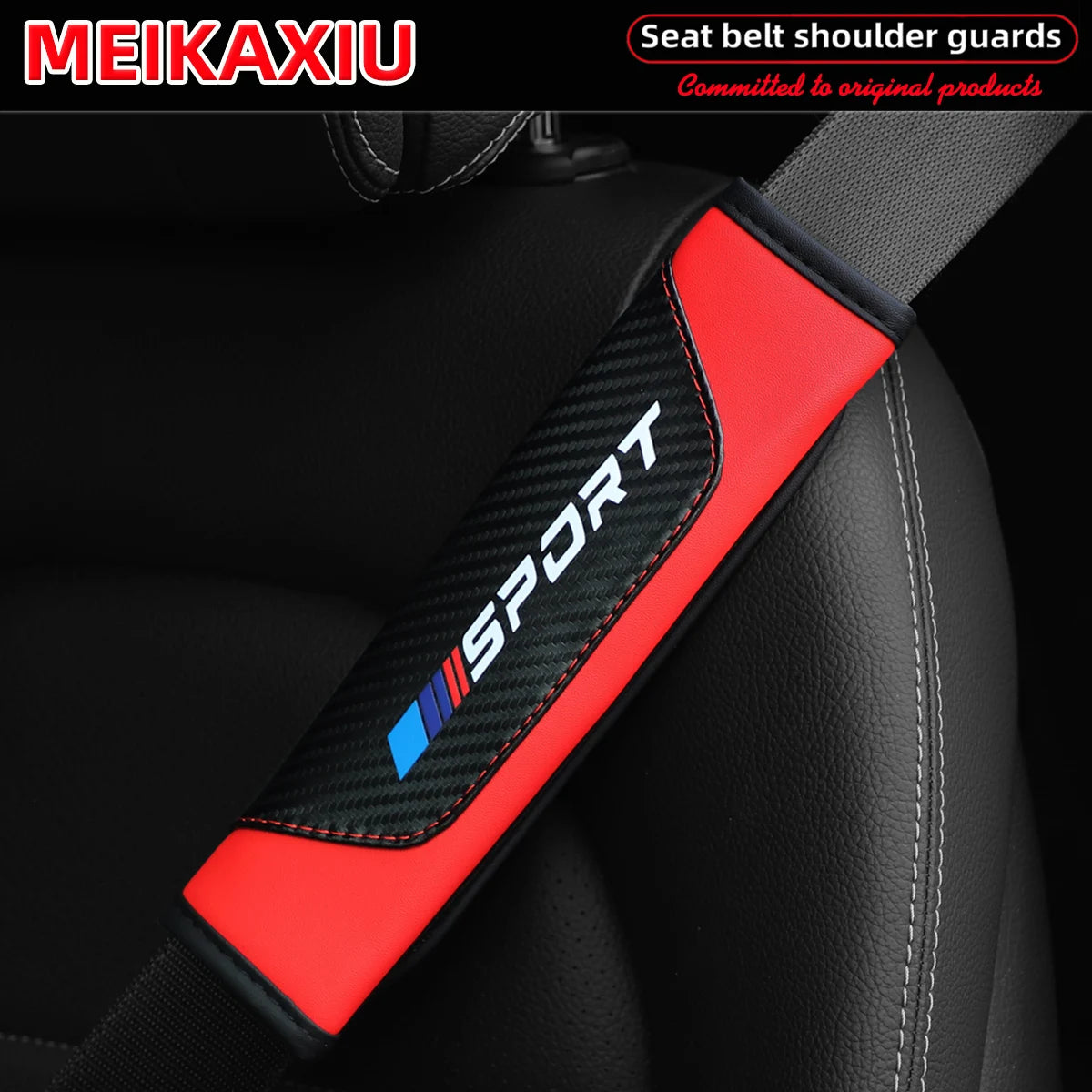 Carbon Fiber Seat Belt Shoulder Pad Cover