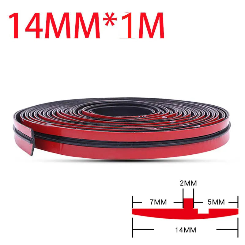 Rubber Car Door & Window Sealing Strip — Soundproof & Weatherproof Edge Protection