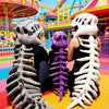 Realistic Dinosaur Skeleton Costume Set