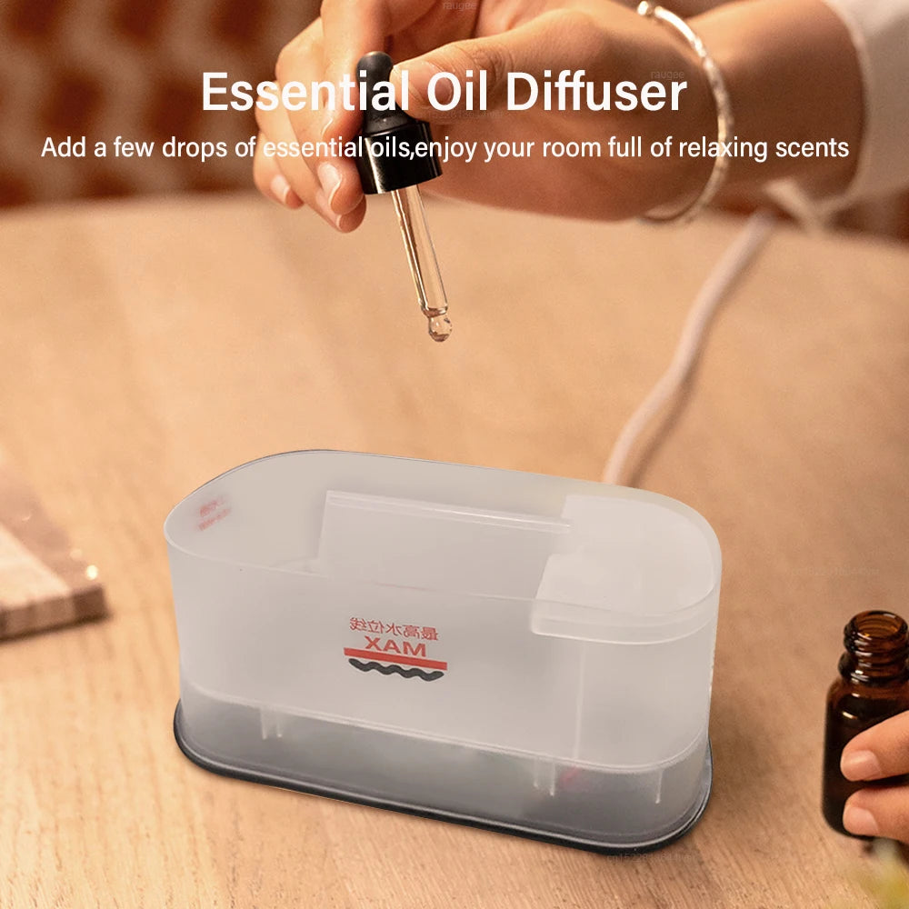 Aroma Essential Oil Flame Humidifier Diffuser with Night Light