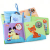 Sensory Cloth Books for Babies with Teether & Crinkle Pages