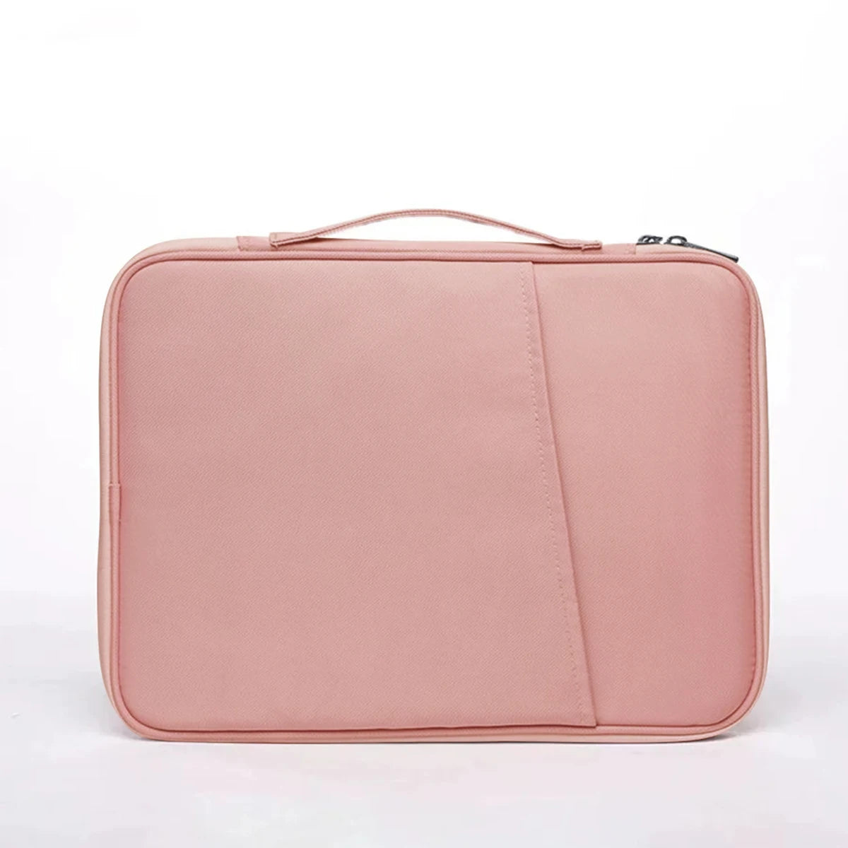 A pink padded laptop sleeve bag designed for 11-13 inch devices.
