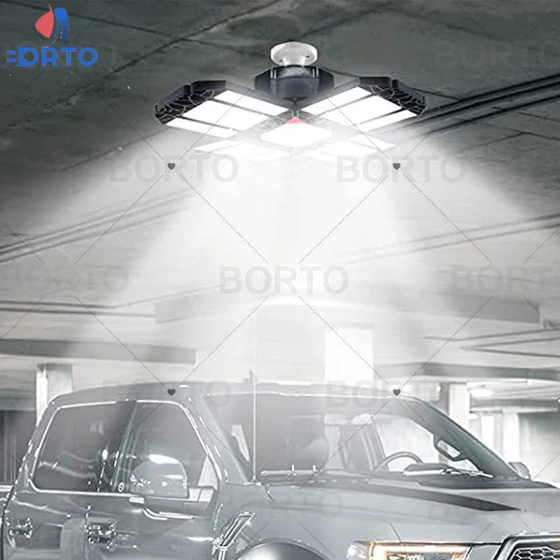 مصباح ورشة عمل بإضاءة LED قابلة للتعديل