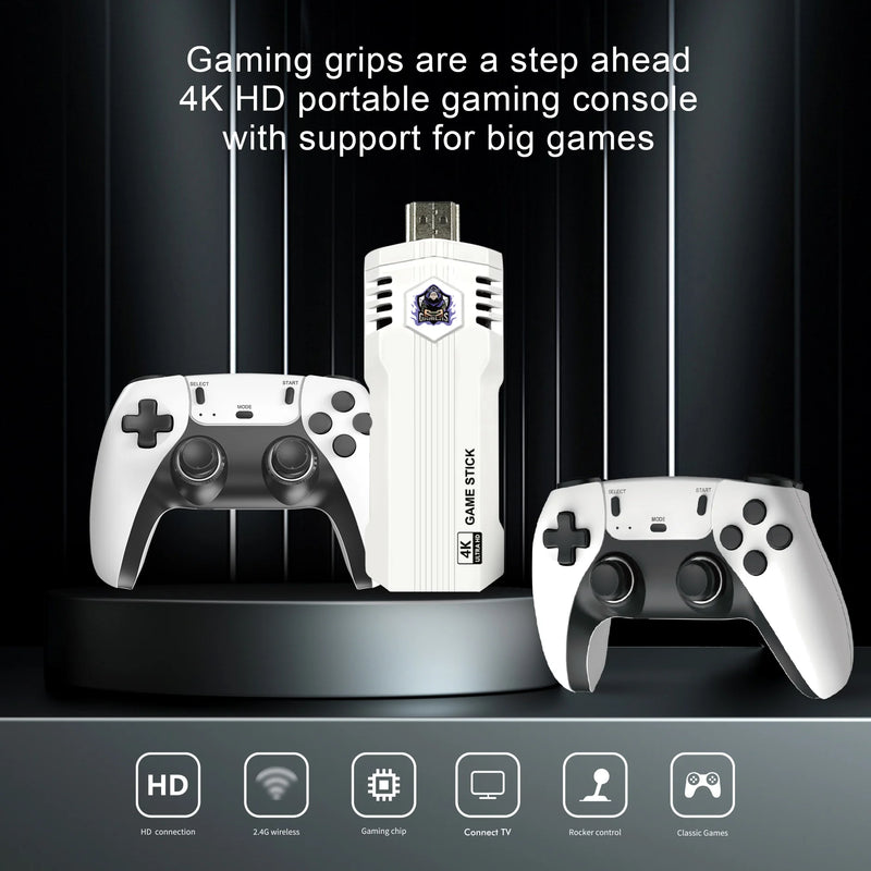 Retro Gaming Console X2L with 4K Output & Wireless Controllers