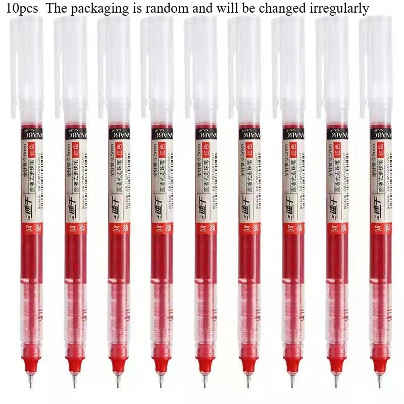 Quick-Dry Gel Pens – Smooth Writing 0.5mm (Set of 10)