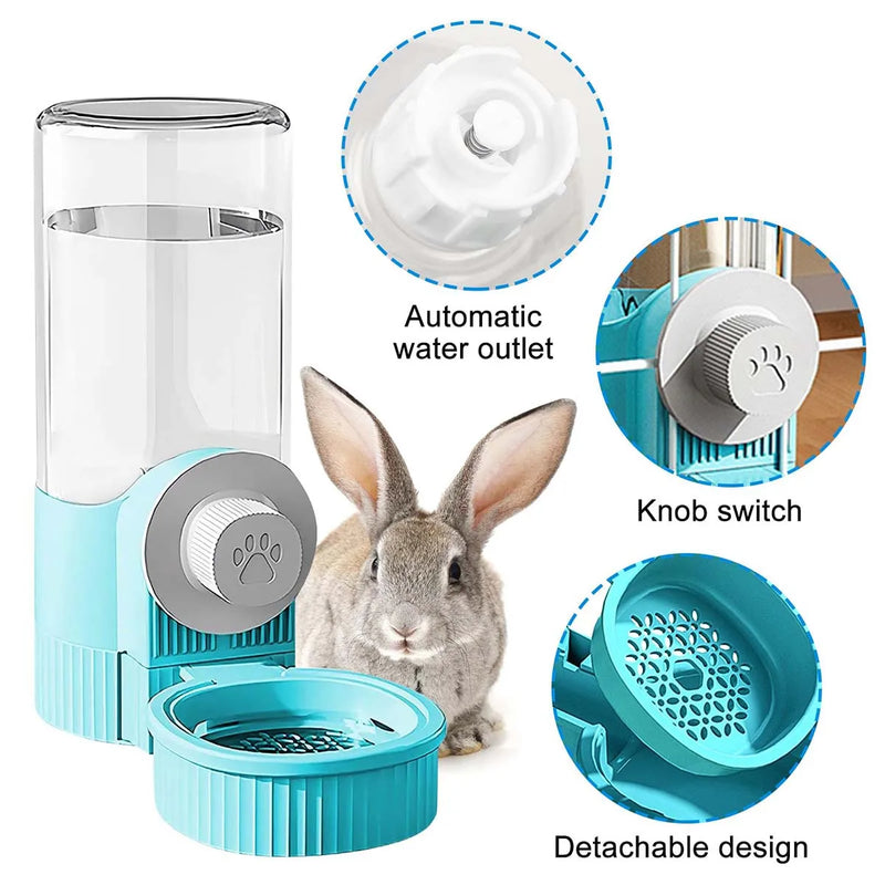 Dispensador de Comida y Agua para Mascotas por Gravedad