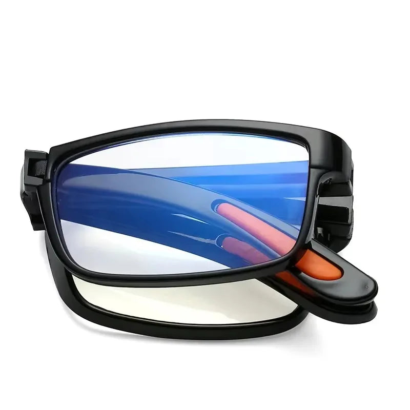 Compact Folding Reading Glasses with Blue Light Protection