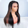 Brasilianisches Kinky Straight Lace Front Perücke