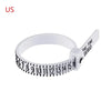 Universal Ring Sizer Gauge – Adjustable Plastic Finger Measuring Tool
