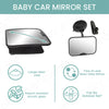 2-in-1 Car Seat Mirror Set for Infants
