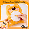 Kids Pottery Wheel Kit with Air-Dry Clay and Painting Supplies