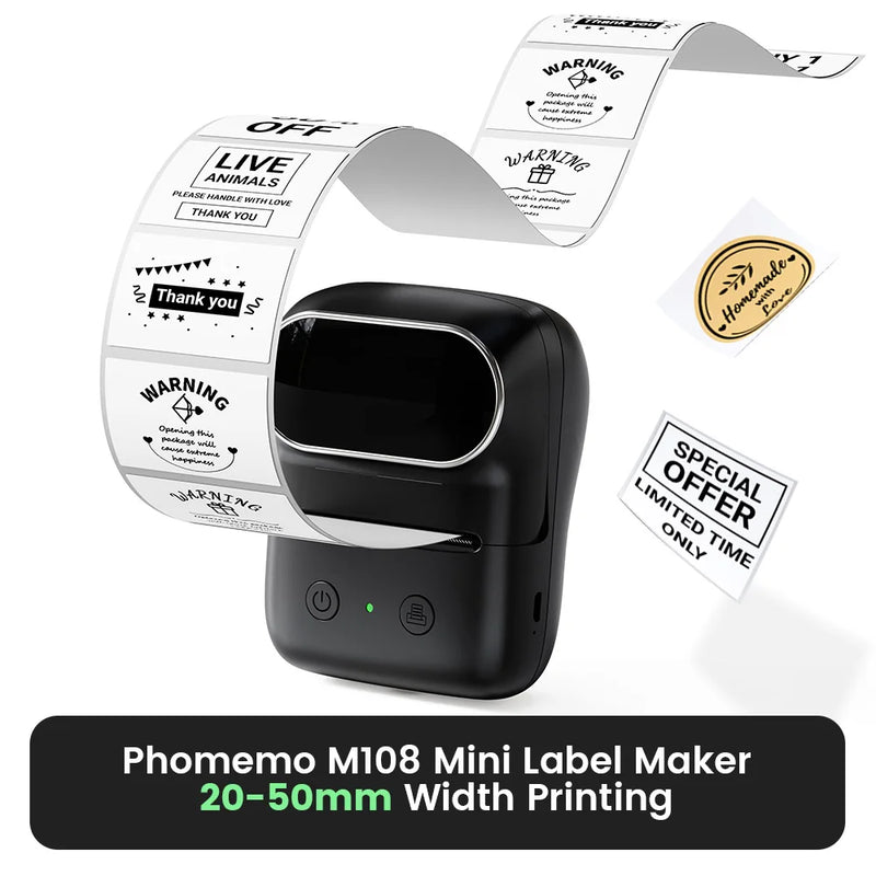 Tragbarer Bluetooth-Thermodrucker für Etiketten