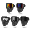 Skull Design Motorcycle & Cycling Goggles with Protective Mask