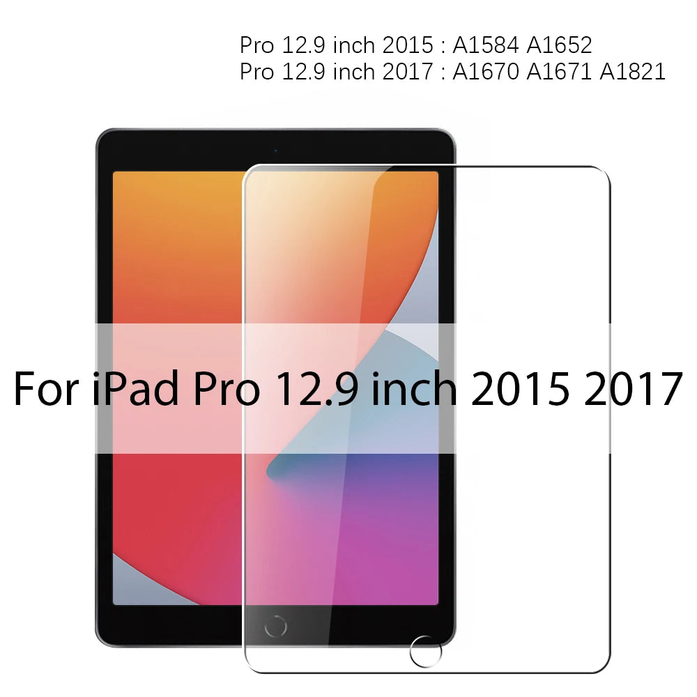 Ultra-Clear Tempered Glass Screen Protector for iPad