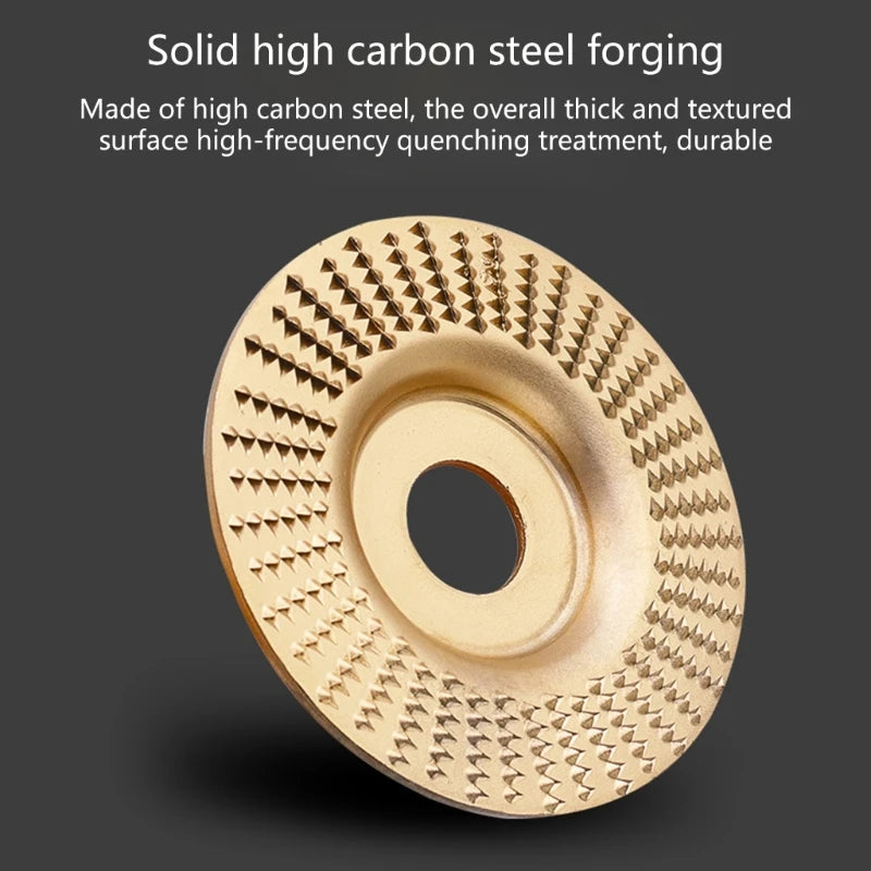 3-Piece Wood Carving Disc Set for Angle Grinders