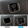 Carbon Fiber Steering Wheel Emblem Decals for Honda Models 2015-2022
