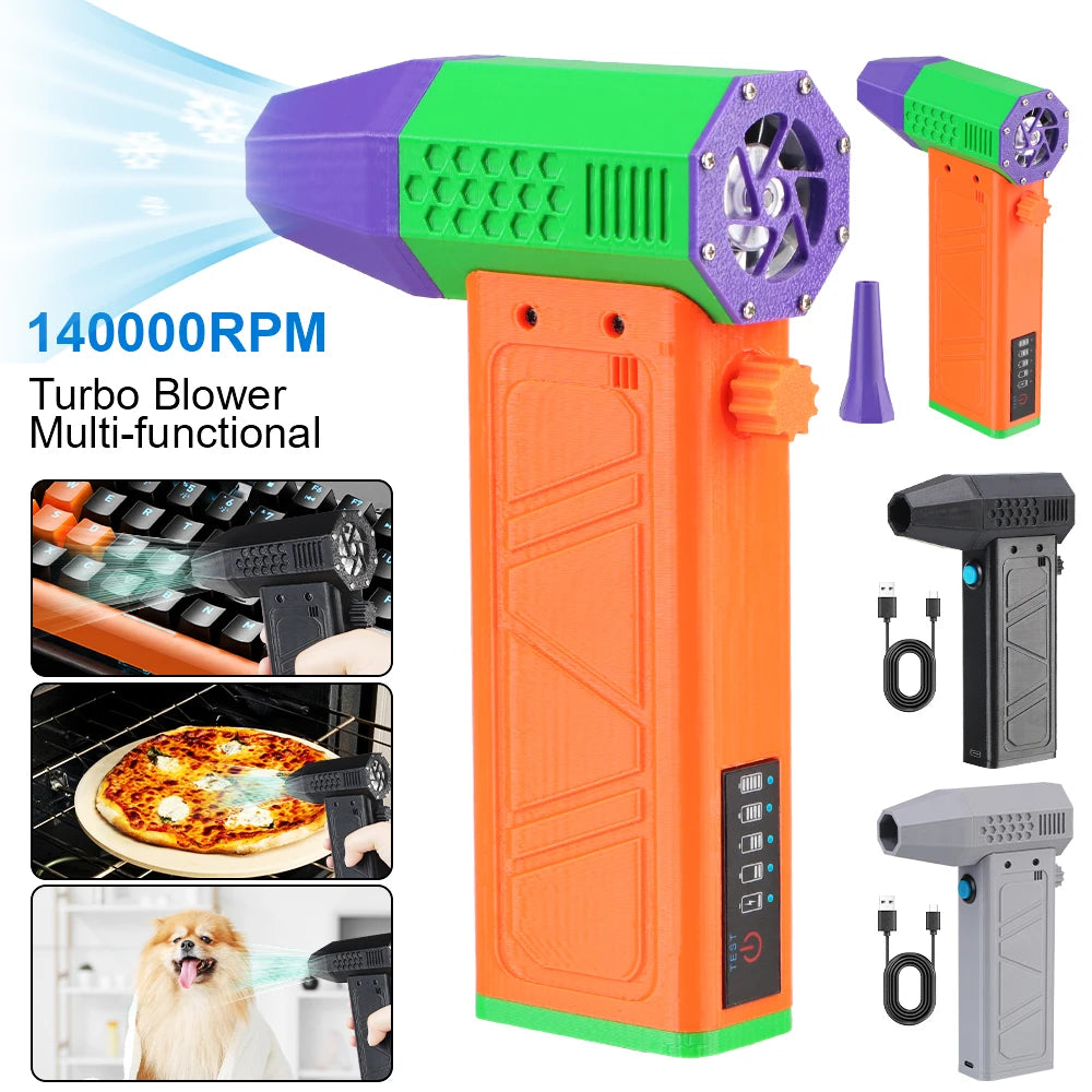 Portable Turbo Fan with 5 Nozzles
