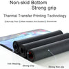 Rolls of black thermal transfer printing material showing anti-wear, strong grip, and non-slip features