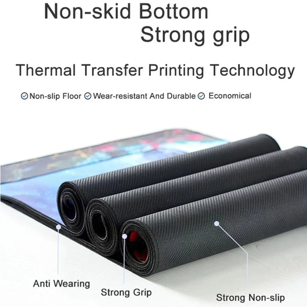 Rolls of black thermal transfer printing material showing anti-wear, strong grip, and non-slip features