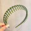 Elegant Solid Color Wave Hairbands