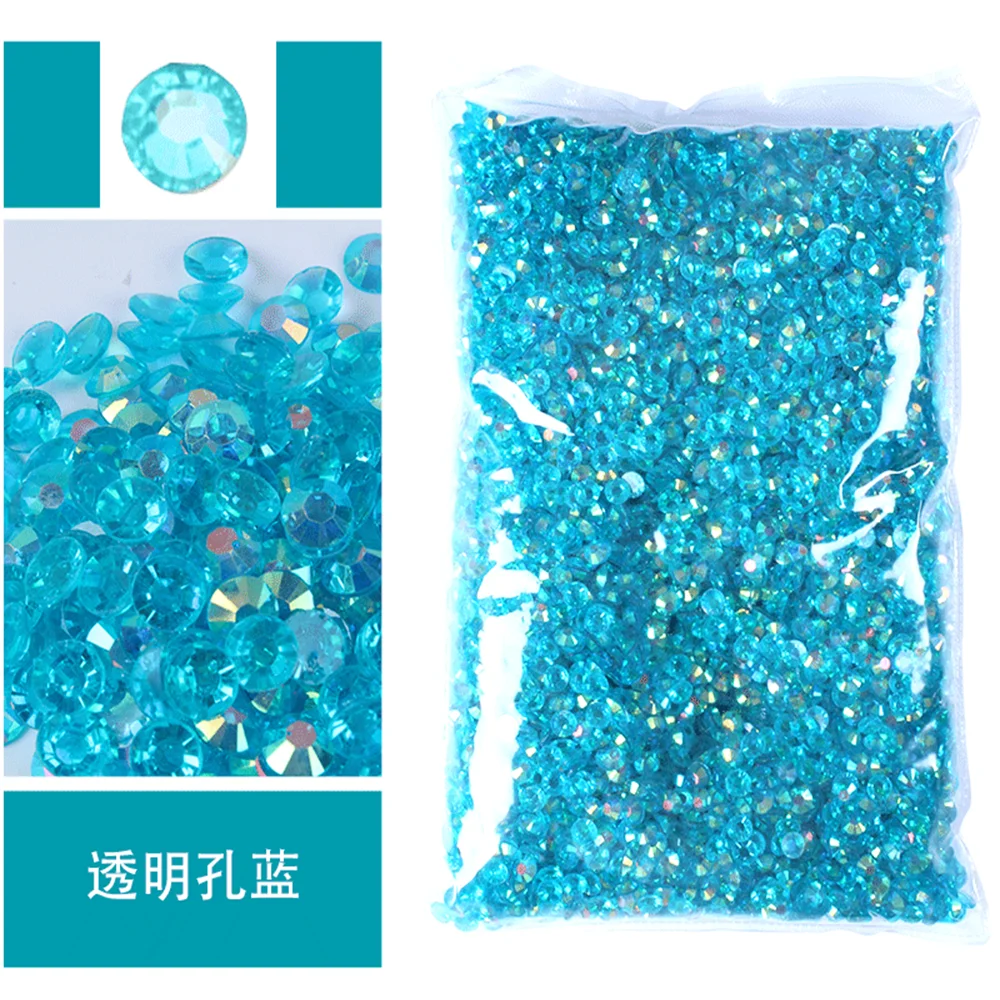 Jelly AB Flatback Resin Rhinestones (2-6mm)