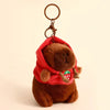 Cute Capybara Plush Keychain