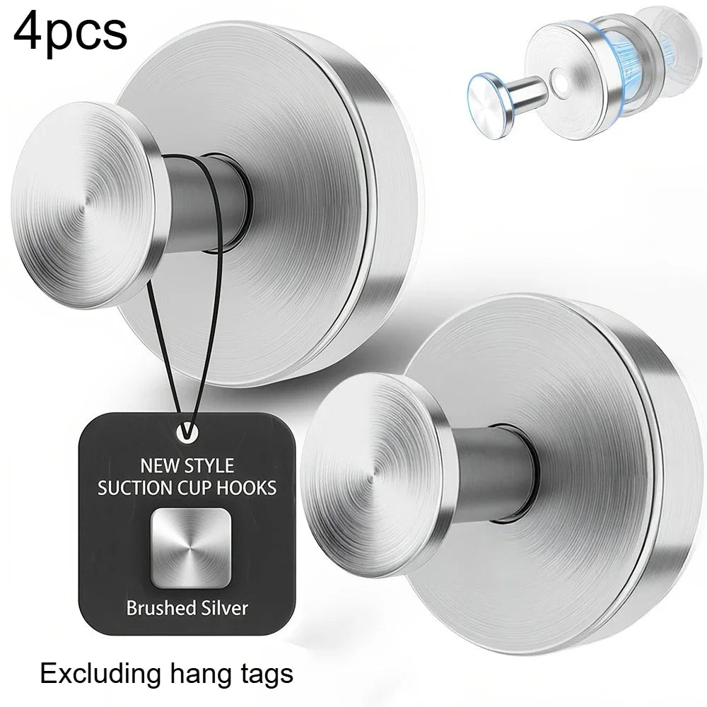 Suction Cup Hooks for Bathroom, Kitchen, and Glass Surfaces