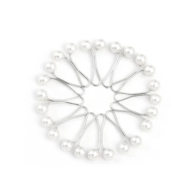 Alfileres de Perla para Hiyab - Set de 12