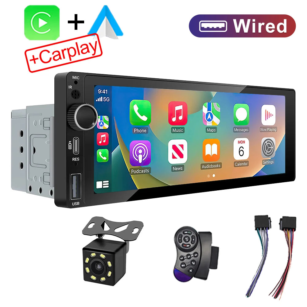 Universal Car Multimedia Player with Android Auto/CarPlay