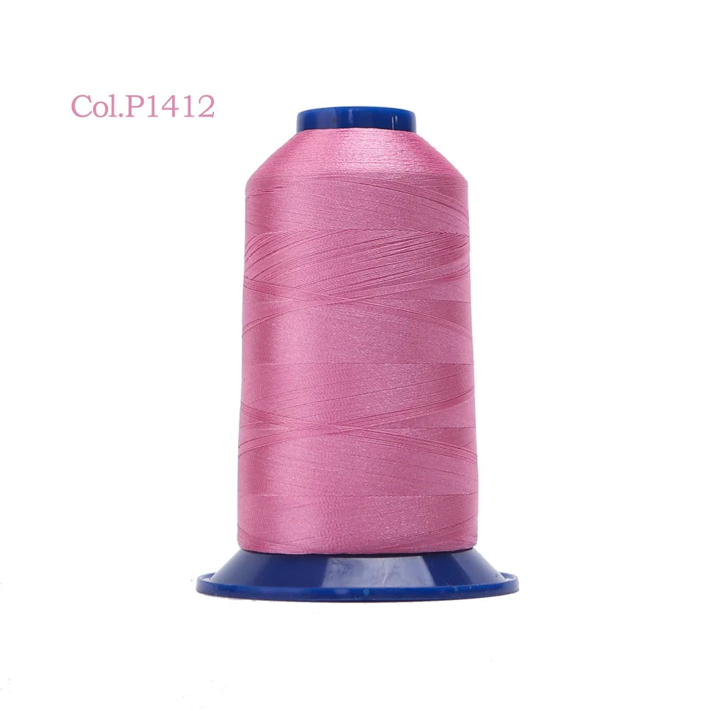High-Tenacity Polyester Embroidery Thread (120D/2, 40wt) for Home & Industrial Machines