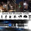 Rechargeable LED Flashlight with Digital Display and Zoom