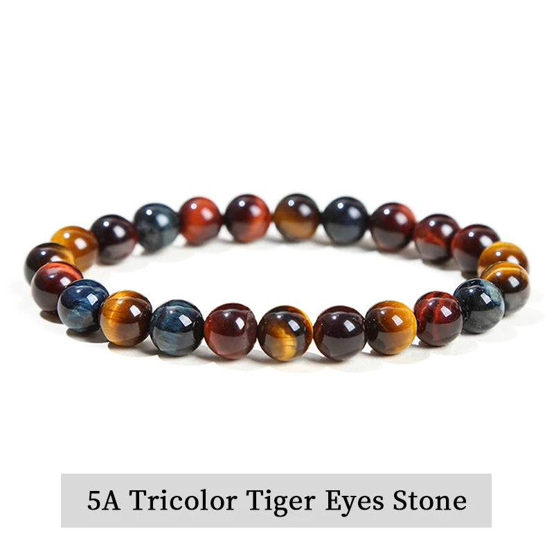 Natural Stone Beaded Bracelet