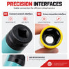 Impact Wrench Socket Set with Protective Sleeves (15-22mm)