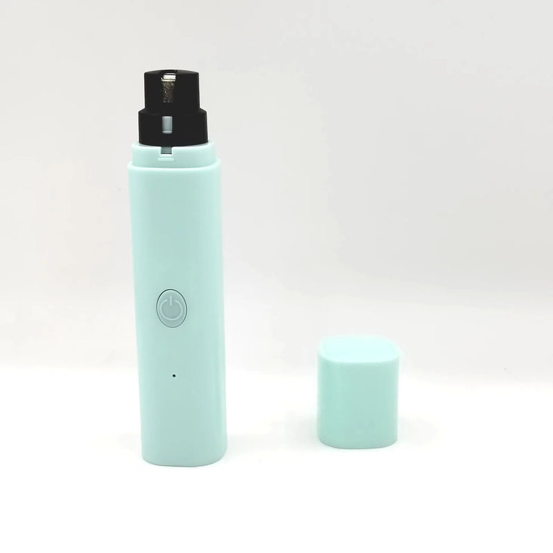 Quiet Electric Pet Nail Grinder with USB Rechargeable Battery & LED Light
