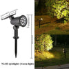 9-LED Solar-Powered Outdoor Spotlight