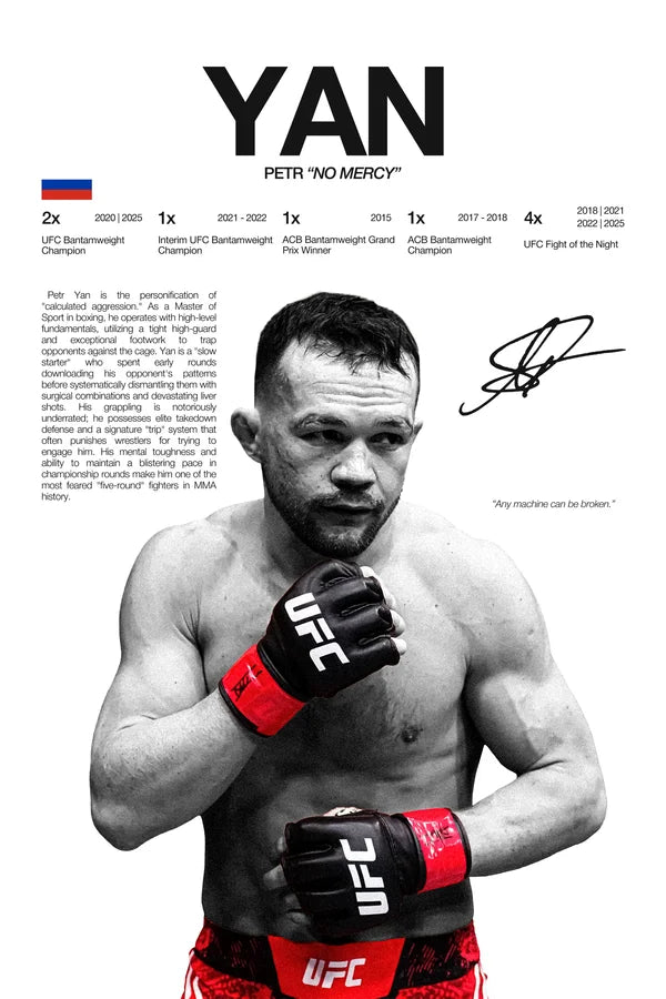 Martial Arts Legend Canvas Wall Art – Inspirational MMA Fighter Poster for Gym & Home