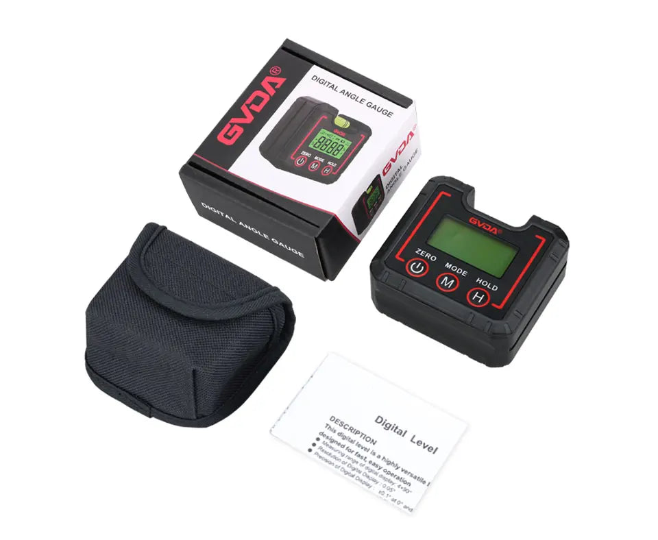 Digital Angle Gauge and Inclinometer with Magnetic Base