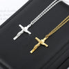 Stainless Steel Cross Pendant Necklace