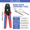Wire Rope Crimping Tool for Aluminum Oval Sleeves