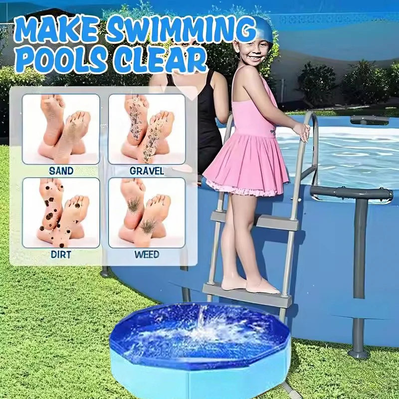 Foldable Foot Bath Basin – Portable Spa Basin for Travel, Camping, and Poolside Use