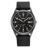 Luminous Military-Style Quartz Wristwatch with Nylon Strap