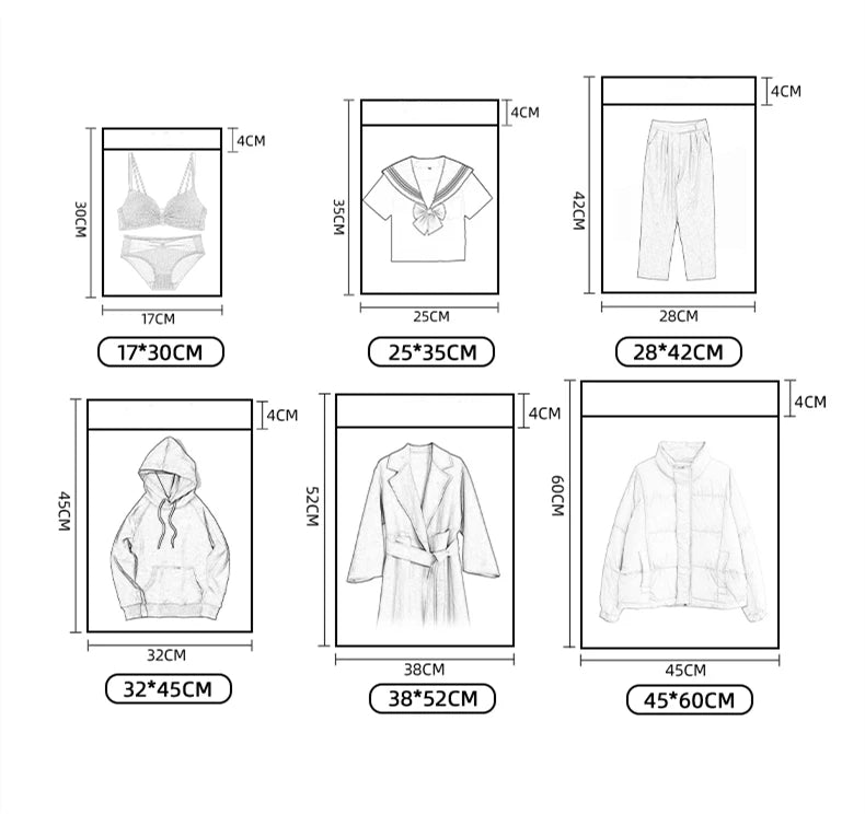 Floral Waterproof Self-Seal Mailing Bags