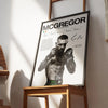 Boxing Legend Fighter Canvas Wall Art - MMA Champion Poster Print for Home Gym Decor