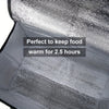 Large Insulated Pizza Delivery Bag with Removable Base